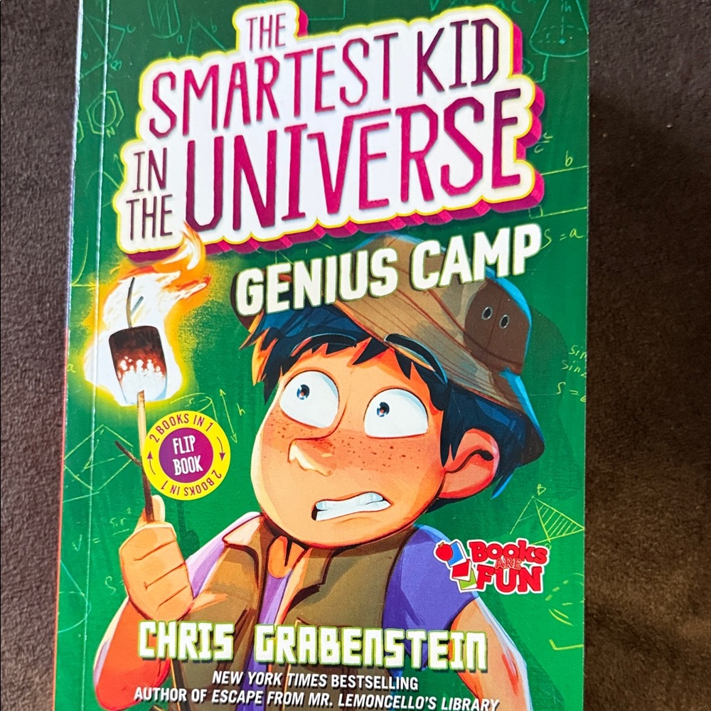 🏖️10 items for $20☀️ The Smartest Kid in the Universe: Genius Camp Book 2 in 1 - Picture 2 of 5